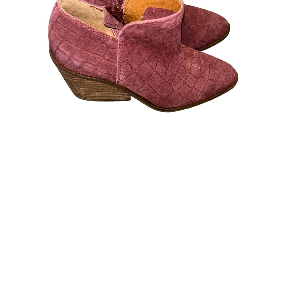 Lucky brand Saucie Womens Comfort Insole Pointed Toe suede Ankle boots size 6